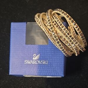 Swarovski Gold and Silver Crystal Bracelet